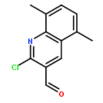 3-Quinolinecarboxaldehyde, 2-chloro-5,8-dimethyl-