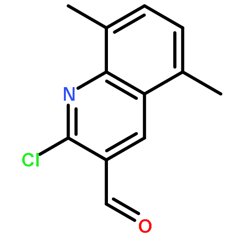 3-Quinolinecarboxaldehyde, 2-chloro-5,8-dimethyl-