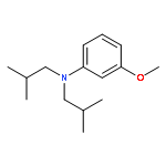 Benzenamine, 3-methoxy-N,N-bis(2-methylpropyl)-