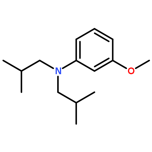 Benzenamine, 3-methoxy-N,N-bis(2-methylpropyl)-