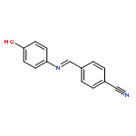 Benzonitrile, 4-[[(4-hydroxyphenyl)imino]methyl]-