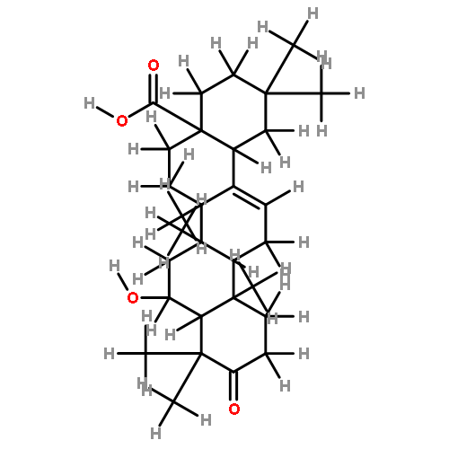 6beta-Hydroxy-3-oxo-12-oleanen-28-oic acid