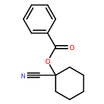 Cyclohexanecarbonitrile, 1-(benzoyloxy)-