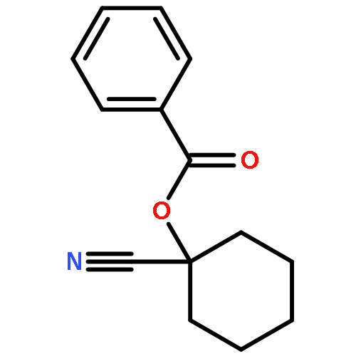 Cyclohexanecarbonitrile, 1-(benzoyloxy)-