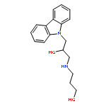 9H-Carbazole-9-ethanol,a-[[(3-hydroxypropyl)amino]methyl]-