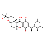 Pyrano[3,2-a]xanthene-8,11-dione,9-[(1S,2R,3S)-2-(acetyloxy)-1,3-dimethylpentyl]-1,2,3,4a,5,6,6a,12,12a,12b-decahydro-12-hydroxy-3-(1-hydroxy-1-methylethyl)-6a,12b-dimethyl-,(3R,4aR,6aR,12S,12aS,12bR)-