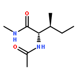 Pentanamide,2-(acetylamino)-N,3-dimethyl-, (2S,3S)-