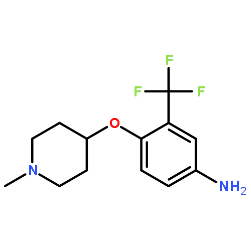 4-(1-METHYLPIPERIDIN-4-YL)OXY-3-(TRIFLUOROMETHYL)ANILINE 