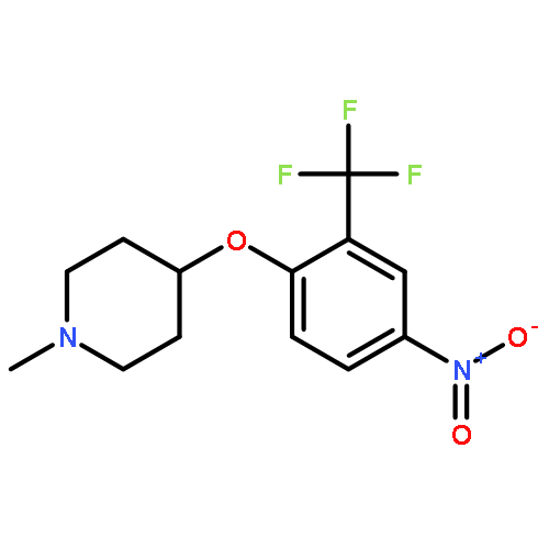 Piperidine, 1-methyl-4-[4-nitro-2-(trifluoromethyl)phenoxy]-