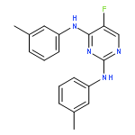 2,4-Pyrimidinediamine, 5-fluoro-N,N'-bis(3-methylphenyl)-