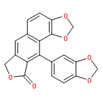 10-benzo[1,3]dioxol-5-yl-7H-furo[3',4':6,7]naphtho[1,2-d][1,3]dioxol-9-one