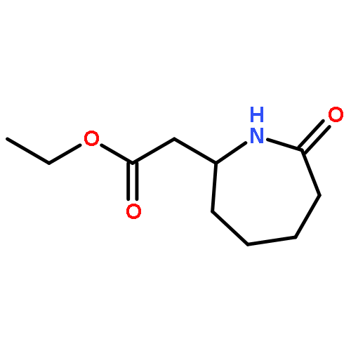 1H-Azepine-2-acetic acid, hexahydro-7-oxo-, ethyl ester