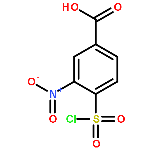 Benzoic acid, 4-(chlorosulfonyl)-3-nitro-