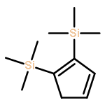 TRIMETHYL-(2-TRIMETHYLSILYLCYCLOPENTA-1,3-DIEN-1-YL)SILANE 