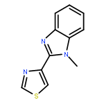 4-(1-METHYLBENZIMIDAZOL-2-YL)-1,3-THIAZOLE 