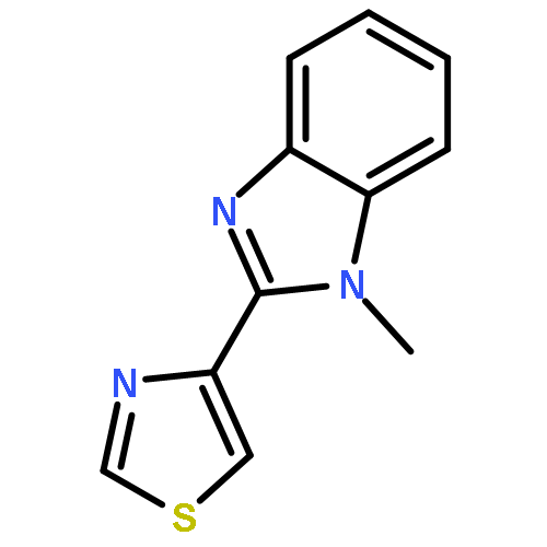 4-(1-METHYLBENZIMIDAZOL-2-YL)-1,3-THIAZOLE 