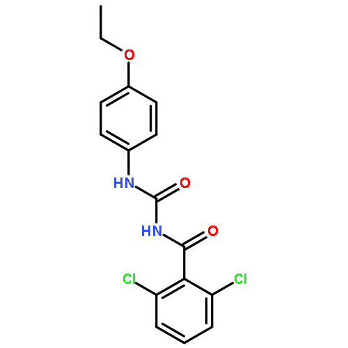 Benzamide, 2,6-dichloro-N-[[(4-ethoxyphenyl)amino]carbonyl]-