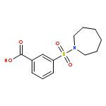 3-(1-azepanylsulfonyl)benzoic acid