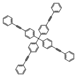 1-(2-PHENYLETHYNYL)-4-[TRIS[4-(2-PHENYLETHYNYL)PHENYL]METHYL]BENZENE 