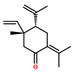 Cyclohexanone,5-ethenyl-5-methyl-4-(1-methylethenyl)-2-(1-methylethylidene)-,(4R,5S)-rel-