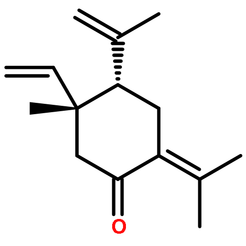 Cyclohexanone,5-ethenyl-5-methyl-4-(1-methylethenyl)-2-(1-methylethylidene)-,(4R,5S)-rel-