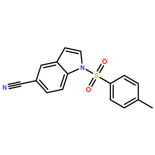 1-(4-METHYLPHENYL)SULFONYLINDOLE-5-CARBONITRILE 