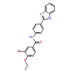 Benzamide, N-[4-(1H-benzimidazol-2-yl)phenyl]-3-bromo-4-ethoxy-