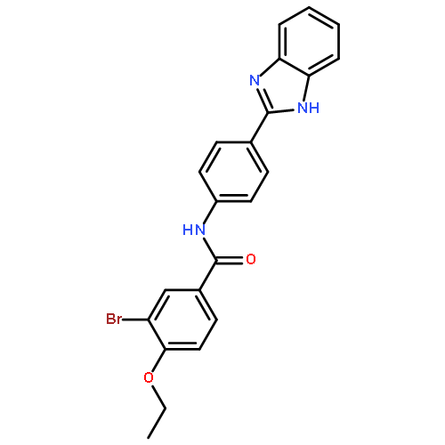 Benzamide, N-[4-(1H-benzimidazol-2-yl)phenyl]-3-bromo-4-ethoxy-