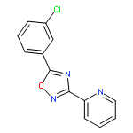 Pyridine, 2-[5-(3-chlorophenyl)-1,2,4-oxadiazol-3-yl]-