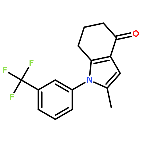 2-methyl-1-[3-(trifluoromethyl)phenyl]-4,5,6,7-tetrahydro-1H-indol-4-one