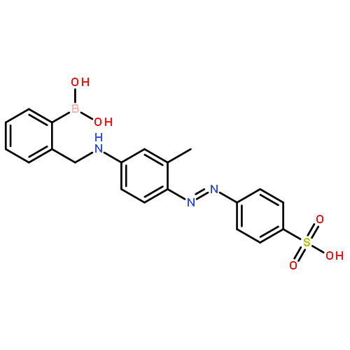 Benzenesulfonic acid,4-[[4-[[(2-boronophenyl)methyl]amino]-2-methylphenyl]azo]-