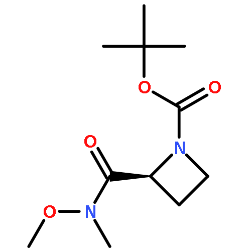 1-Azetidinecarboxylic acid, 2-[(methoxymethylamino)carbonyl]-,1,1-dimethylethyl ester, (2S)-