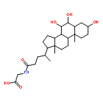 Glycine, N-[(3a,5b,6a,7a)-3,6,7-trihydroxy-24-oxocholan-24-yl]-