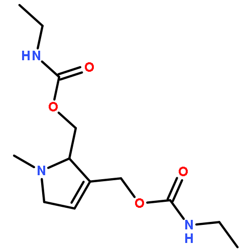 [3-(ETHYLCARBAMOYLOXYMETHYL)-1-METHYL-2,5-DIHYDROPYRROL-2-YL]METHYL N-ETHYLCARBAMATE 