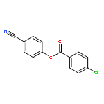 (4-CYANOPHENYL) 4-CHLOROBENZOATE 