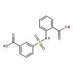 2-(3-carboxybenzenesulfonamido)benzoic acid