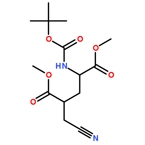 (4R)-N-(tert-Butyloxycarbonyl)-4-(cyanomethyl)-L-glutamic Acid 1,5-Dimethyl Ester