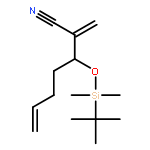 6-Heptenenitrile, 3-[[(1,1-dimethylethyl)dimethylsilyl]oxy]-2-methylene-