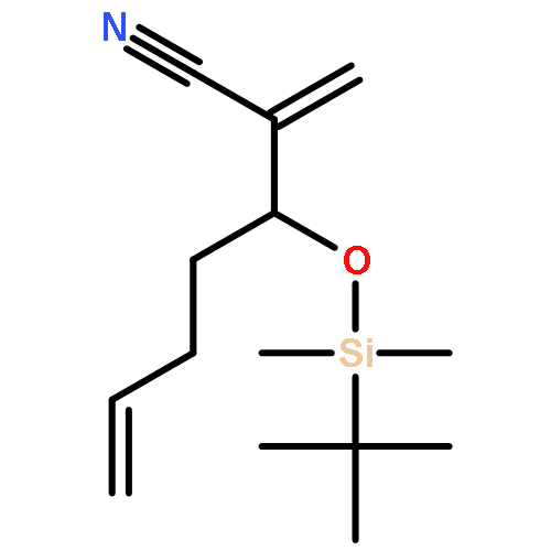 6-Heptenenitrile, 3-[[(1,1-dimethylethyl)dimethylsilyl]oxy]-2-methylene-