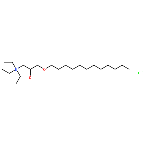 (3-DODECOXY-2-HYDROXYPROPYL)-TRIETHYLAZANIUM;CHLORIDE 