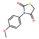 2,4-Thiazolidinedione, 3-(4-methoxyphenyl)-