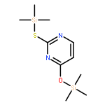 Pyrimidine, 4-[(trimethylsilyl)oxy]-2-[(trimethylsilyl)thio]-