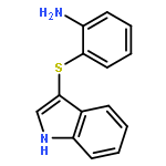 Benzenamine, 2-(1H-indol-3-ylthio)-