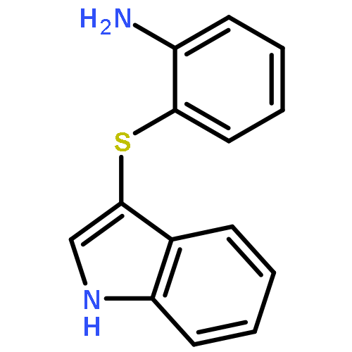 Benzenamine, 2-(1H-indol-3-ylthio)-