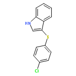 1H-Indole, 3-[(4-chlorophenyl)thio]-