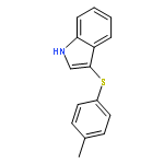 1H-Indole, 3-[(4-methylphenyl)thio]-