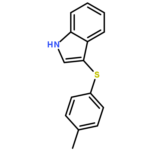 1H-Indole, 3-[(4-methylphenyl)thio]-