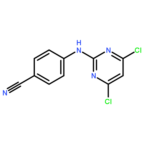 4-((4,6-Dichloropyrimidin-2-yl)amino)benzonitrile