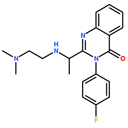 2-(1-(2-(dimethylamino)ethylamino)ethyl)-3-(4-fluorophenyl)Quinazolin-4(3H)-one