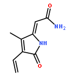 2-(4-ETHENYL-3-METHYL-5-OXOPYRROL-2-YLIDENE)ACETAMIDE 
